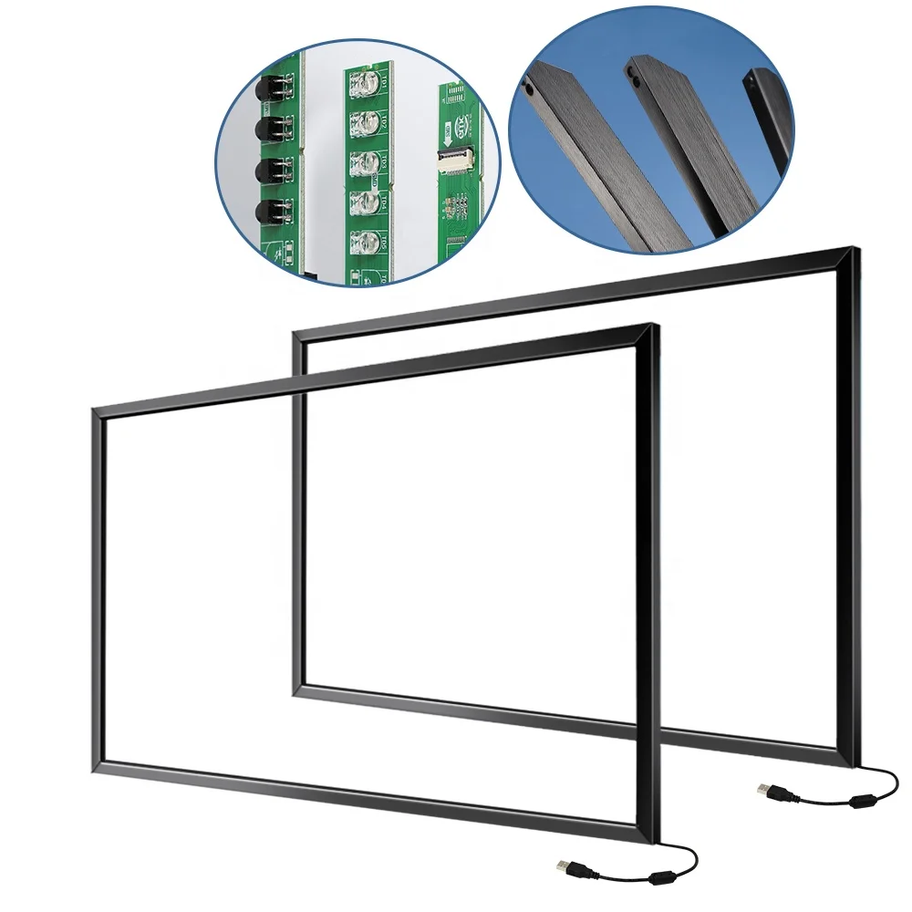 

32 inch 20 multi point overlay aluminium alloy open frame infrared touch frame