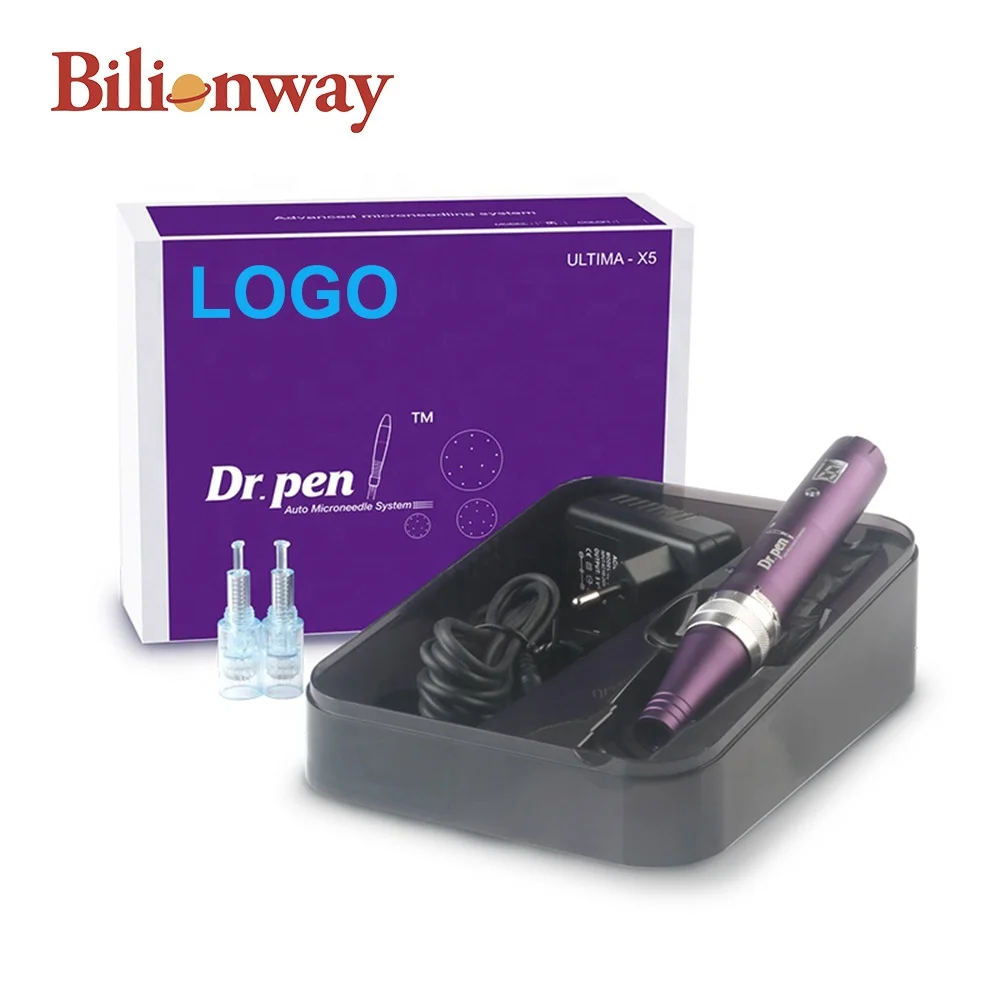 

OEM Custom Logo Hyaluronic Needle Dr pen X5 Agulhas Aiguille Derma Pen Dr Pen, Purple