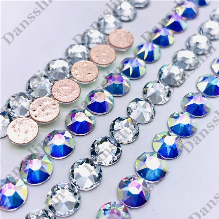 

High quality Hotfix Rhinestone Lead Free Flatback 16 Cutting Hotfix Rhinestones