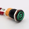 Factory Directly Provide 16mm diameter ring led switch electric lights aluminium oxide latching mini electric switch
