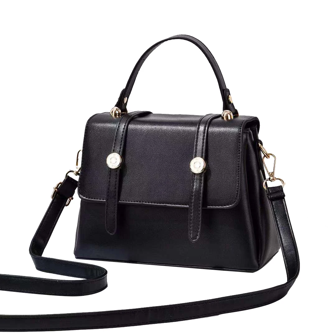 

DL161 22 Hot sale 2021 female bag College style women hand bags leather shoulder bag wholesale handbags ladies, Black....