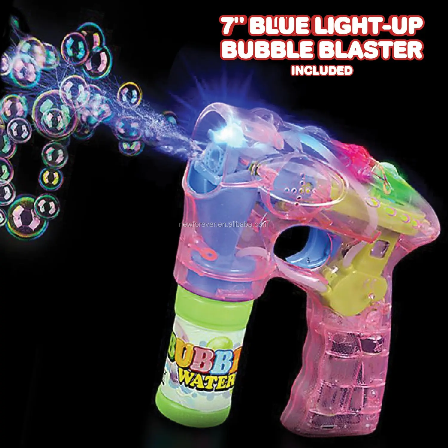 Unicorn Shooter Toys Bubble Gun Light Up Bubbles Blower With Led