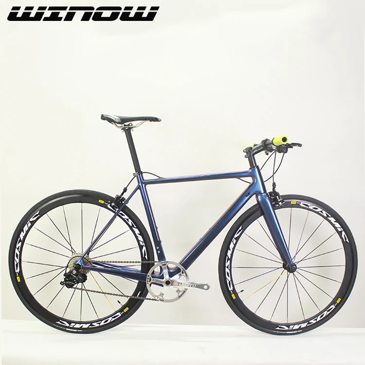 

2021 new 700C complete bicycle 51/54CM carbon road bike super cheap BSA68 9S with 7.7kg complete carbon bike