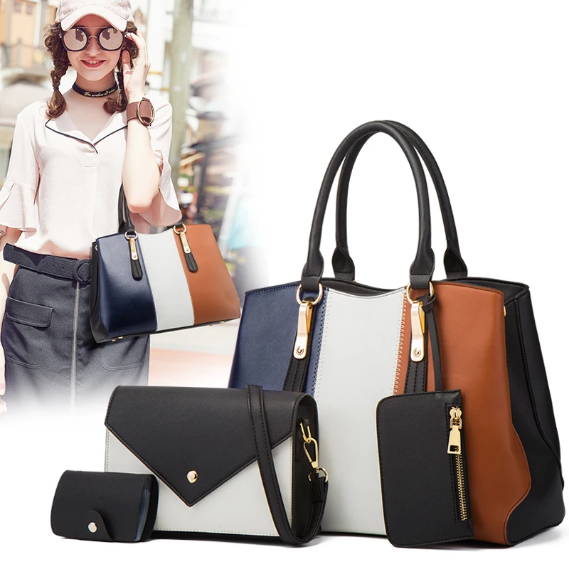 

2021 Wholesale Fashionable Luxury Design Custom Logo Ladies Leather Tote Hand Bags