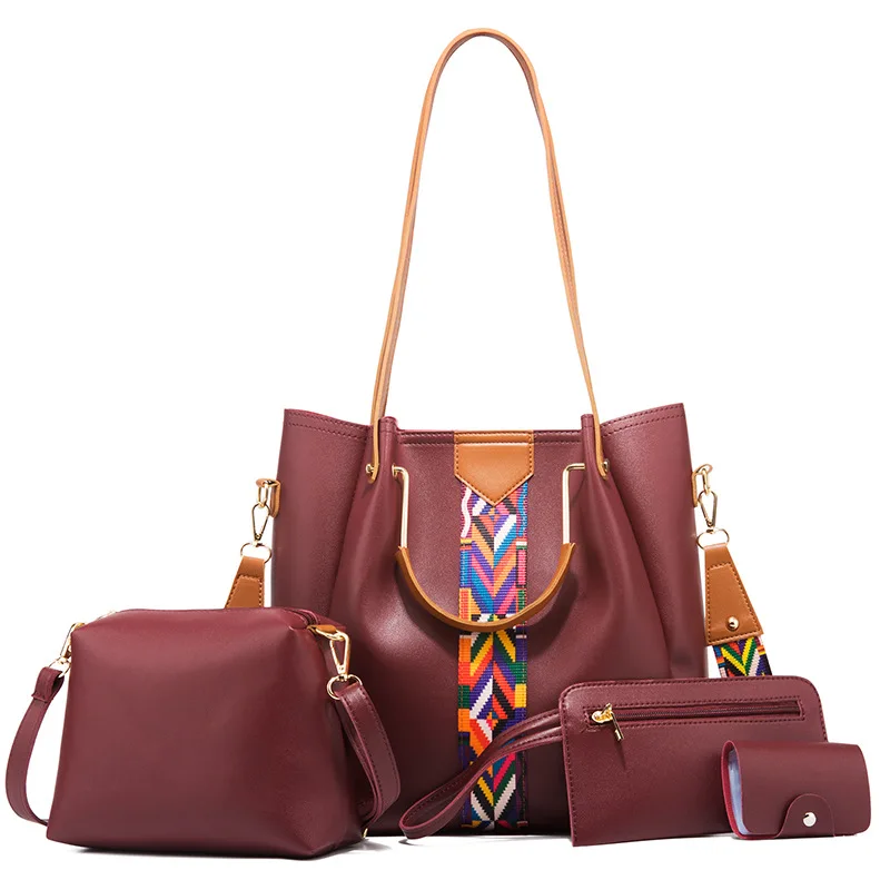 

Fashion Women Pu Leather Shoulder Handbag Lady Bags, 6 color