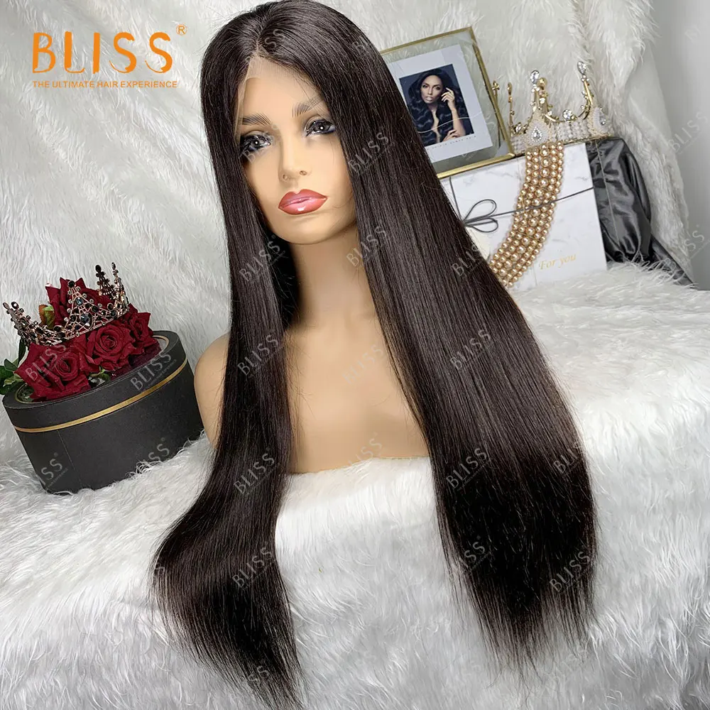 

Bliss Emerald Silky Straight 360 Lace Frontal Closure Wigs 180% Cuticle Aligned Unprocessed Peruvian And Brazilian Human Hair