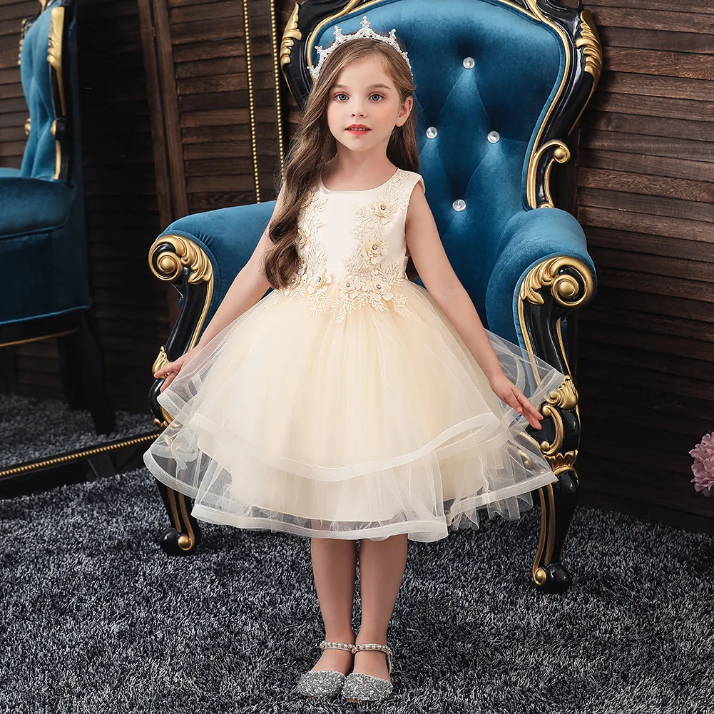 

Wholesale Low Price Princess Evening Flower Girl Kids Dresses Of American Style Boutique From China Supplier