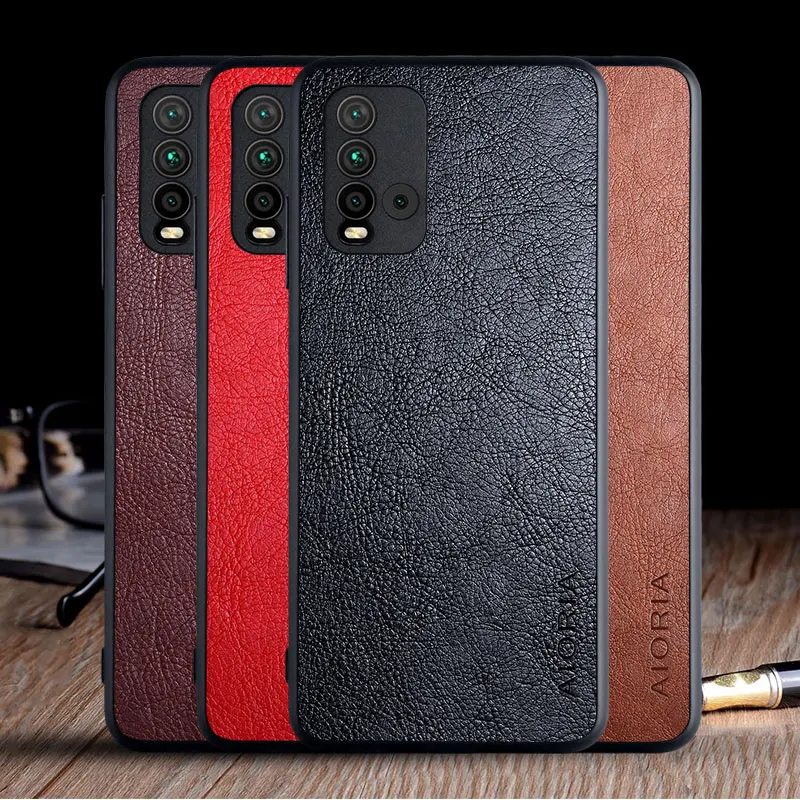 

Classic Leather Case Cover For xiaomi Redmi 9T High Quality