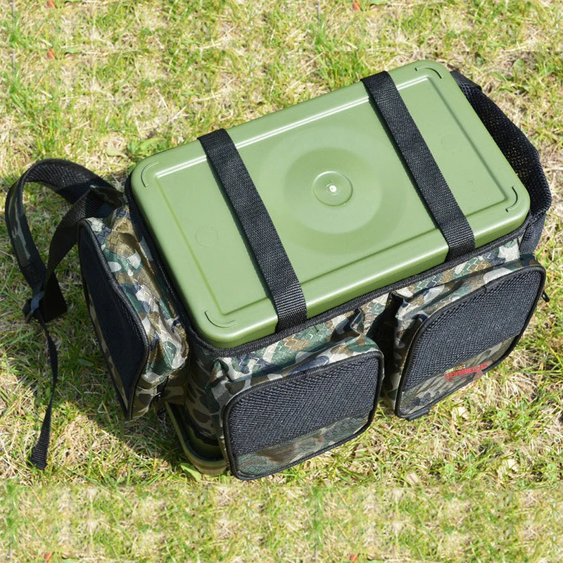 New Green Plastic Fishing Tackle Seat Box Bag Buy Fishing Bag,Fishing
