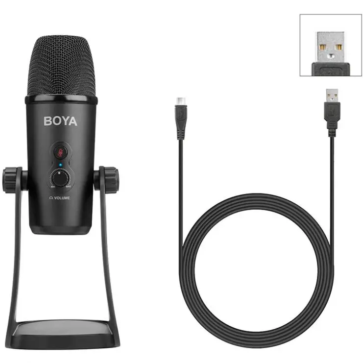 

BOYA BY-PM700 USB Condenser MIC for Computer Recording Interview Conferen Desktop microphone