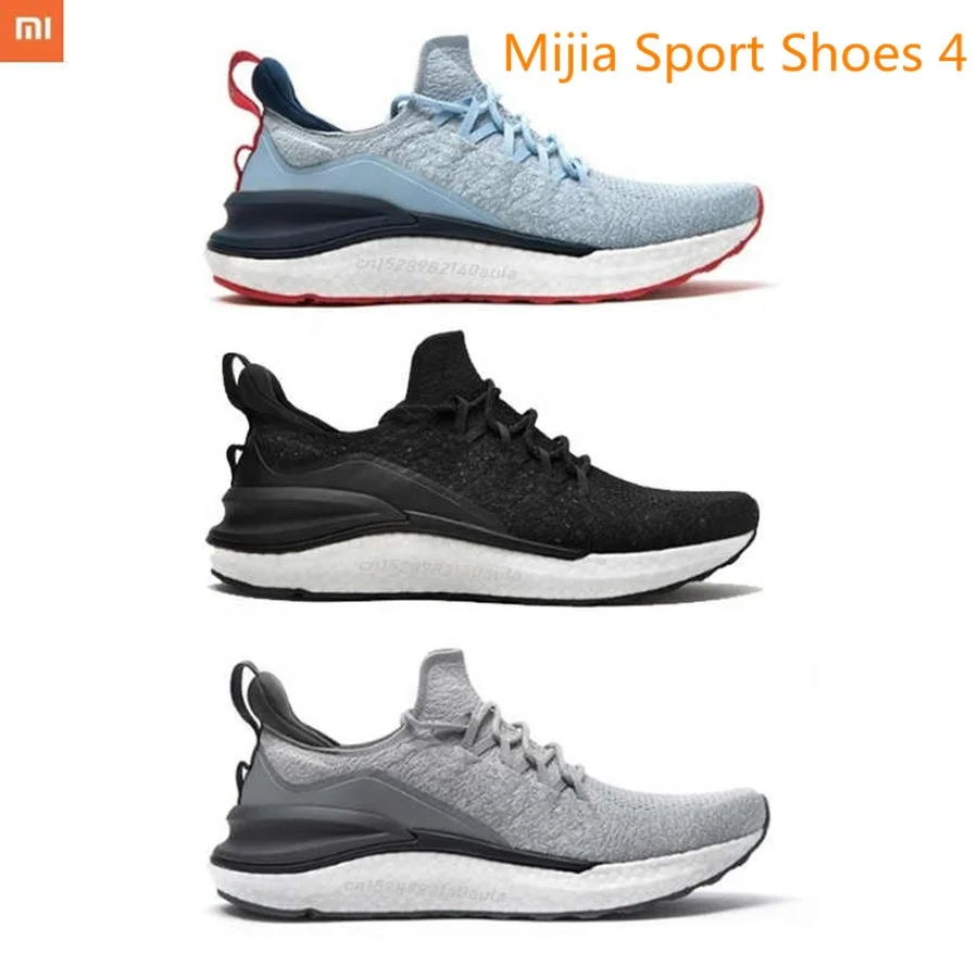 

Original Xiaomi Mijia Sport Shoes 4 Fashion Design Sport Shoes for Men, Black/blue/grey