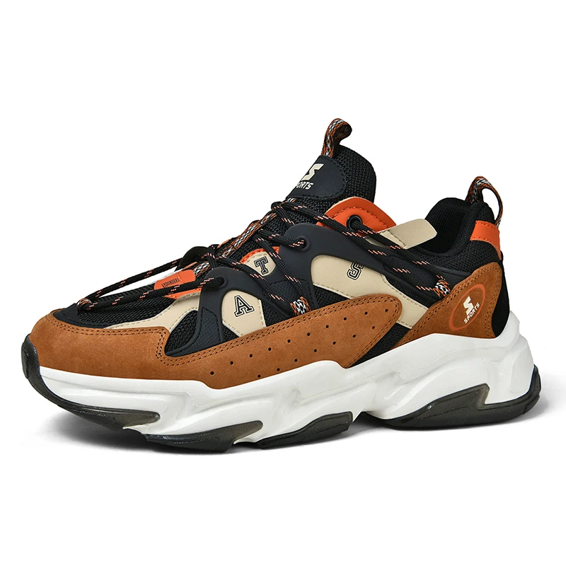 

Dropshipping Custom Logo Men's Casual Running Shoes 2021 New Outdoor Trainers Trendy Chunky Sneakern Leisure Footwear