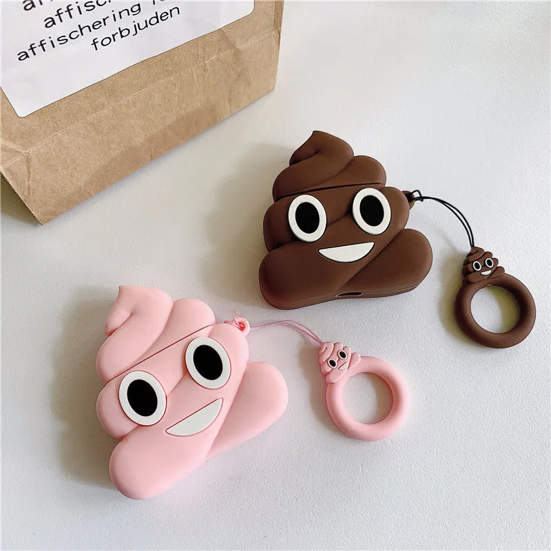 

Wholesale 3D Cartoon Cute Funny Soft Silicone Case Cover Protective Cases Holder for Airpods 1 2