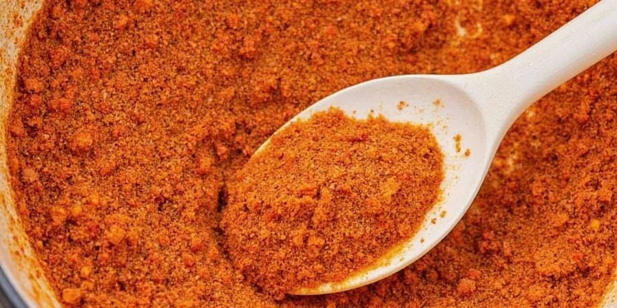 Popcorn seasoned with tikka masala mix