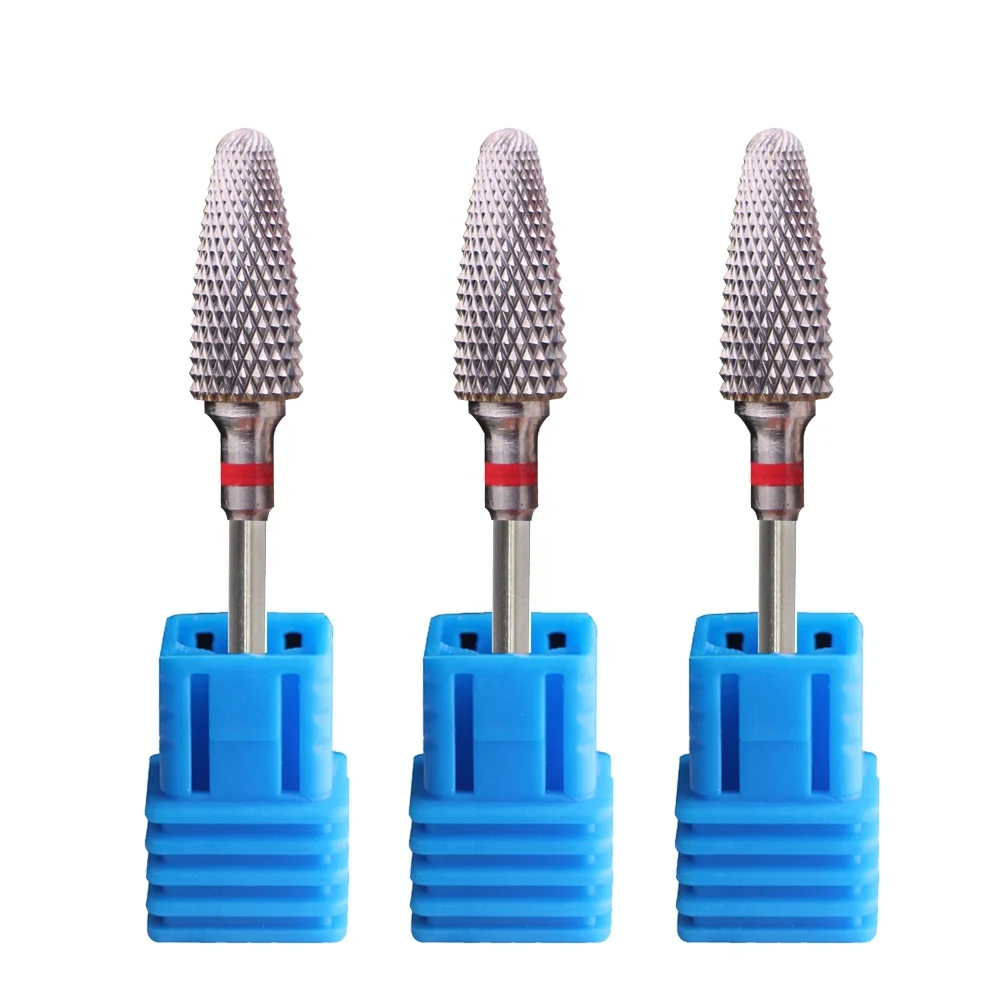 

Wholesale price OEM ODM carbide nail drill bits for manicure pedicure acrylic nails, Silver