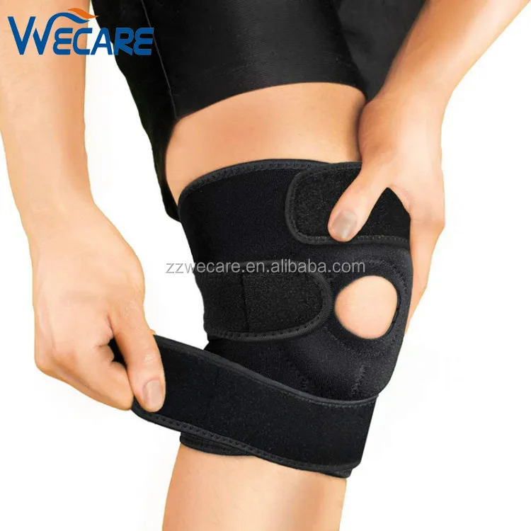 Knee Brace for Women Knee Pain - Adjustable Pink Knee Support Brace with  Patella Gel Pad 