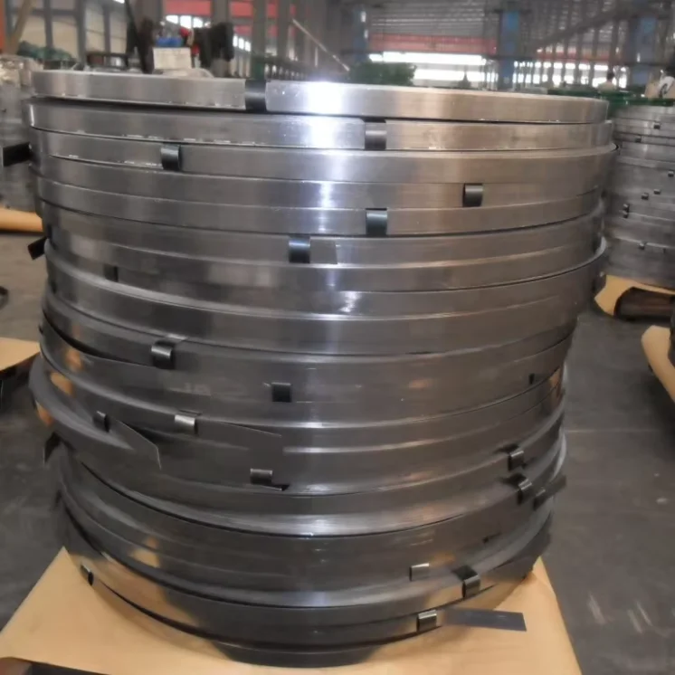 Daily Output 200 Ton Black Painted Cold Rolled Steel Strapping Coil 19mm 32mm for Industrial Hardware Export