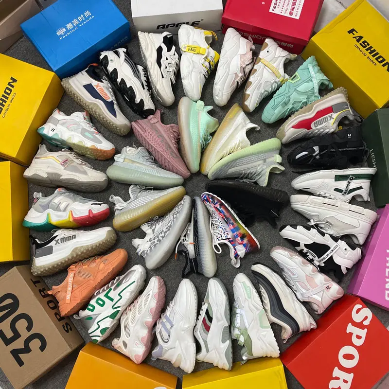 

tail goods low-cost supply wholesale shoes mix stock shoes used shoes stock