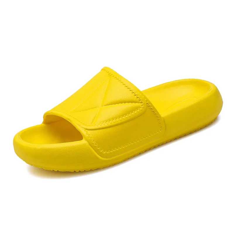 

boy slipper supplier solid color women sun beach slide girl pu men fashion room slipper in house size 35 slipper for family