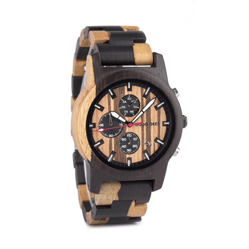 

DODO DEER Wooden Watch Casual Men Sport Wristwatch Fashion Male Clock Gifts Reloj Mujer Saat Luxury Business Antique Charm Round