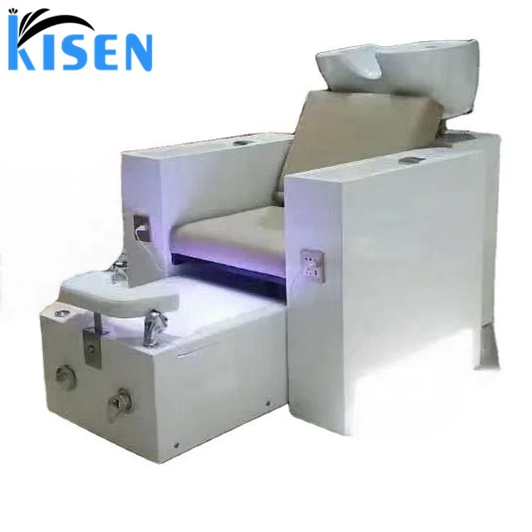 

Kisen salon furniture shampoo chair pedicure spa massage chair manicure chair, Optional