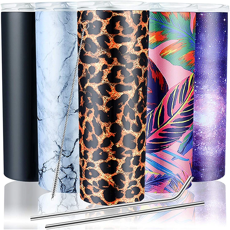 20oz Wholesale Hogg Slim Coffee Cup In Bulk Stainless Steel White