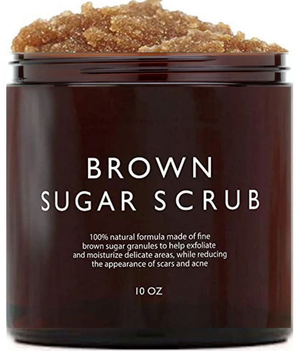 

Private label whitening nourishing cleansing exfoliating brown sugar face and body scrub