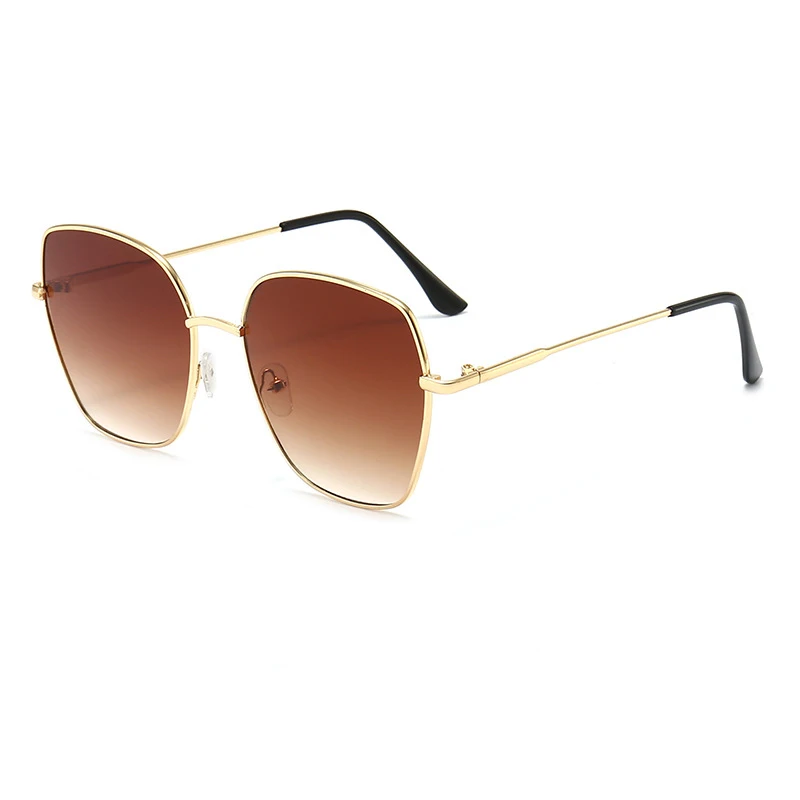 

Fashion 6 colors frame Metal women glasses Gradient sunglasses Factory direct sale