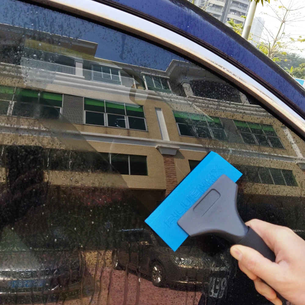

5 inch Rubber Tint Squeegee Car Painting Repair Tool Rubber Squeegee PPF B02G, Blue