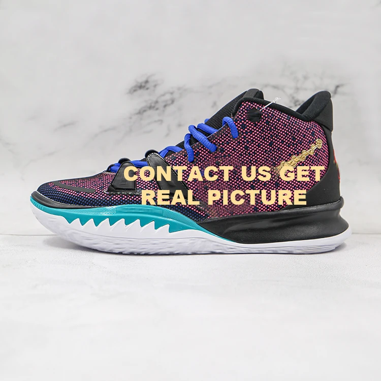 

New arrival hot sell brand Kyrie 5 6 7 original pre high top retro used sport customize male O-W men basketball shoes