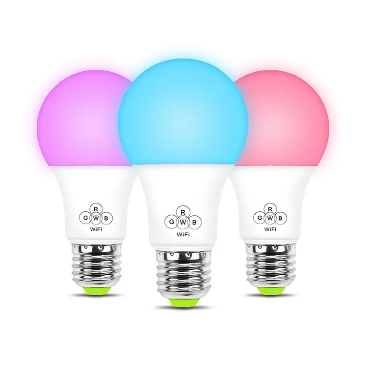 2700K-6000K Daylight RGB Bulb Color Changing 60W Equivalent Smart LED WiFi Light Bulb Light