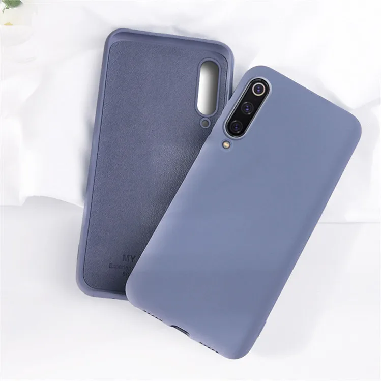 

New Ultra Thin Matte Liquid Silicone Rubber TPU Shockproof Cover Cell Phone Case For Xiaomi Mi 8 9 SE For Redmi Note 9s 8 Pro 7