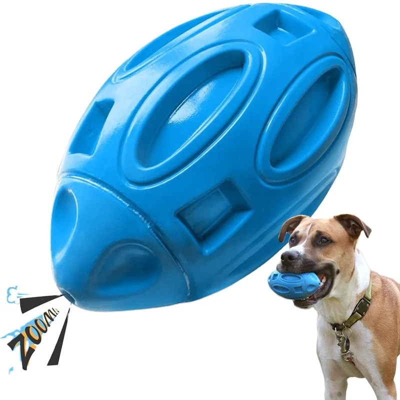 

Wholesale Dog Toys Interactive Dog Toy Football Rubber Wear Resistant Chew Ball Cross Border Toy, Picture