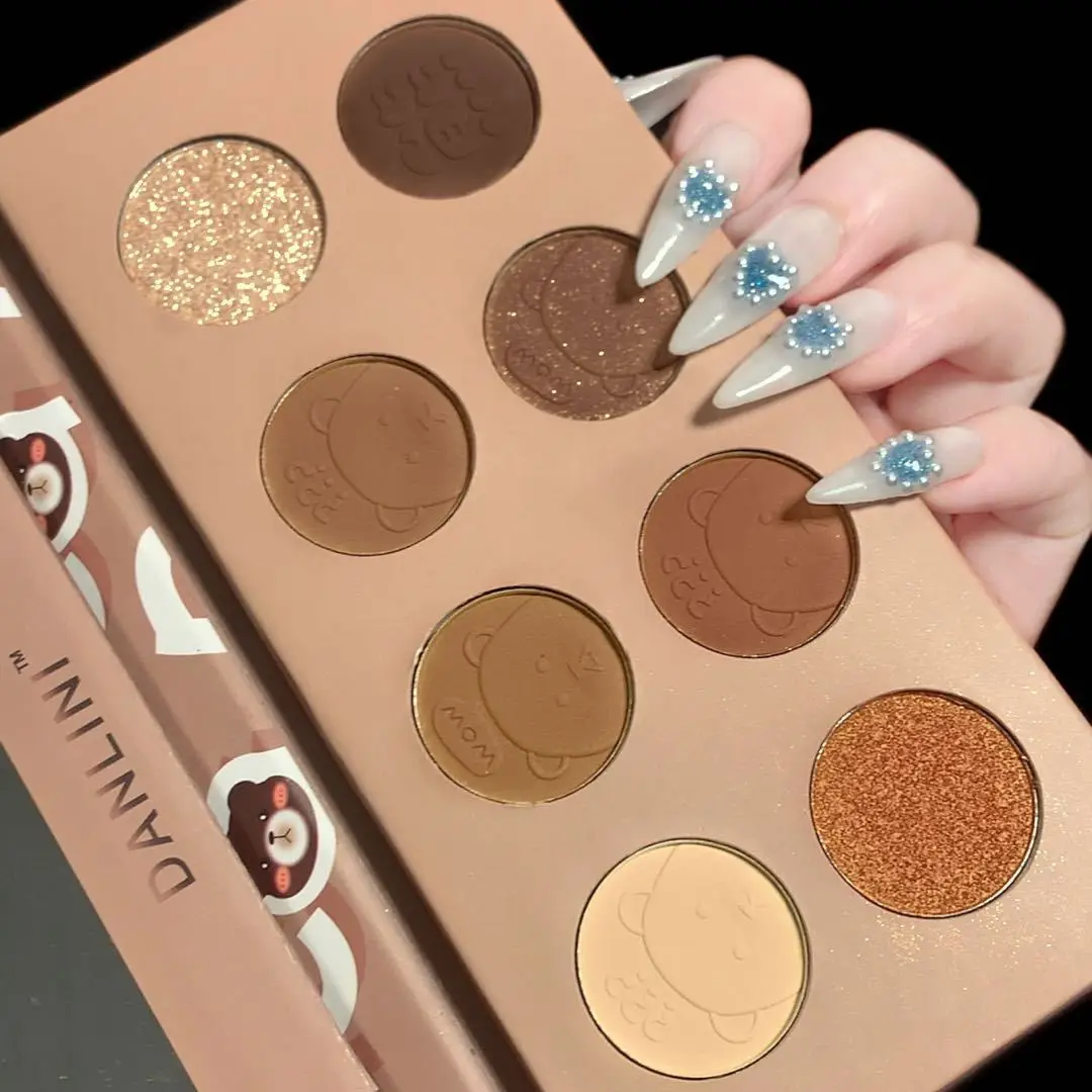 

Goodly Smolder 8 Color 2021 Makeup Vendors Big Brown Eye Shadow Neon Pigmented Eyeshadow Palette