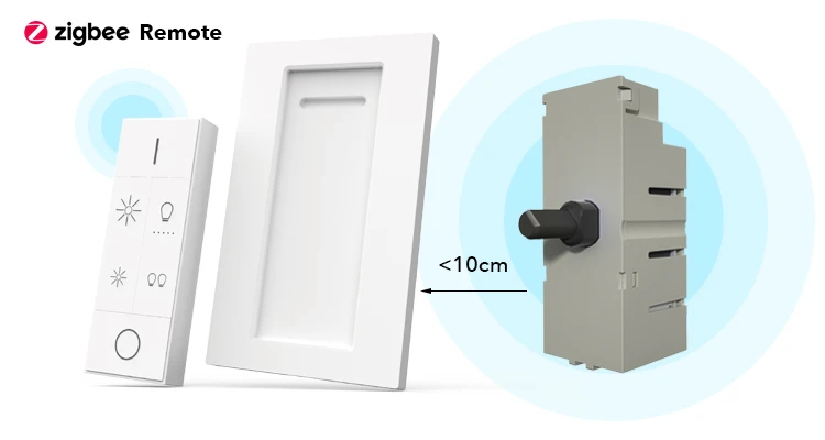 UK Standard AC 220V 250W Smart no neutral LED zigbee dimmer - ANKUX.COM