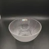 Chinese supplier man made clear salad glass bowl for tableware