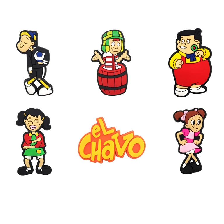 

Wholesale new design El chavo del ocho boys like gifts croc shoe charms Shoes accessories, Picture