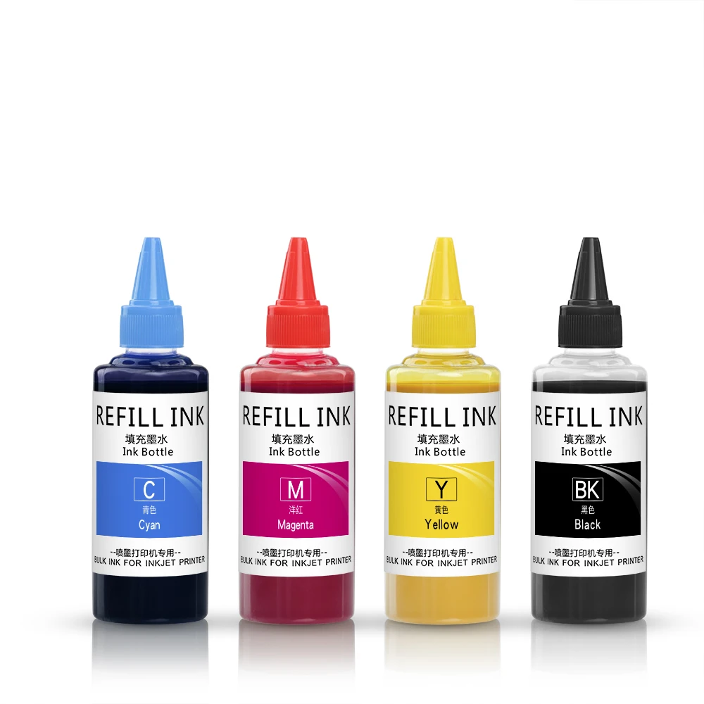 Ocbestjet 100ML/Bottle 952 952XL Desktop Universal Refill Pigment Ink for HP OfficeJet Pro 7740 8710 8715 8720 8730 8740