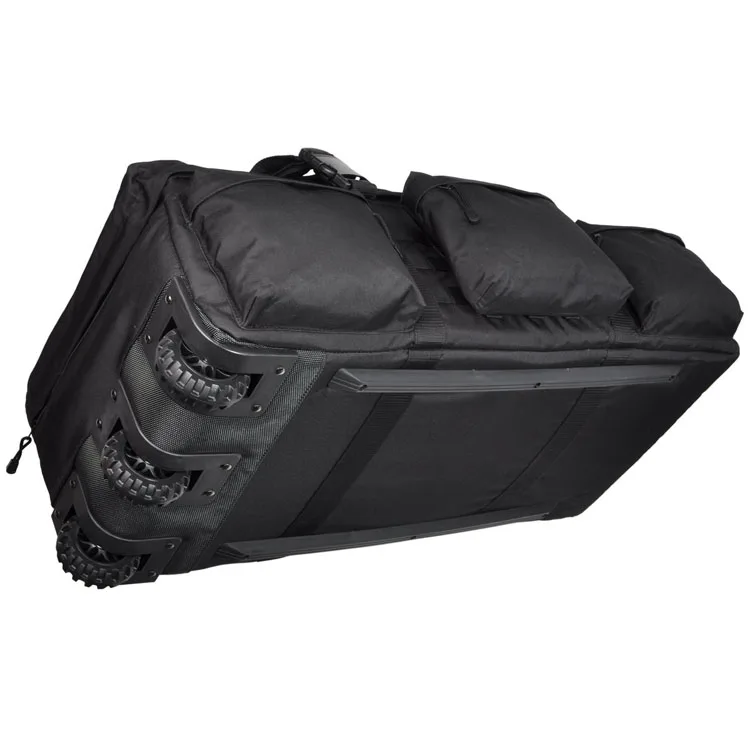 Portable Duffel Bag Travel Trolley Bag With Wheel Nylon Luggage Bags