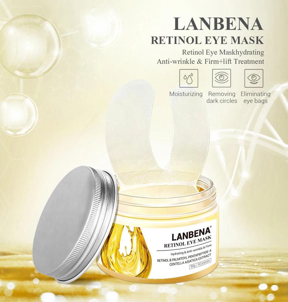 Lanbena Retinol Anti Wrinkle Under Eye Mask Buy Retinol Eye Mask,Anti