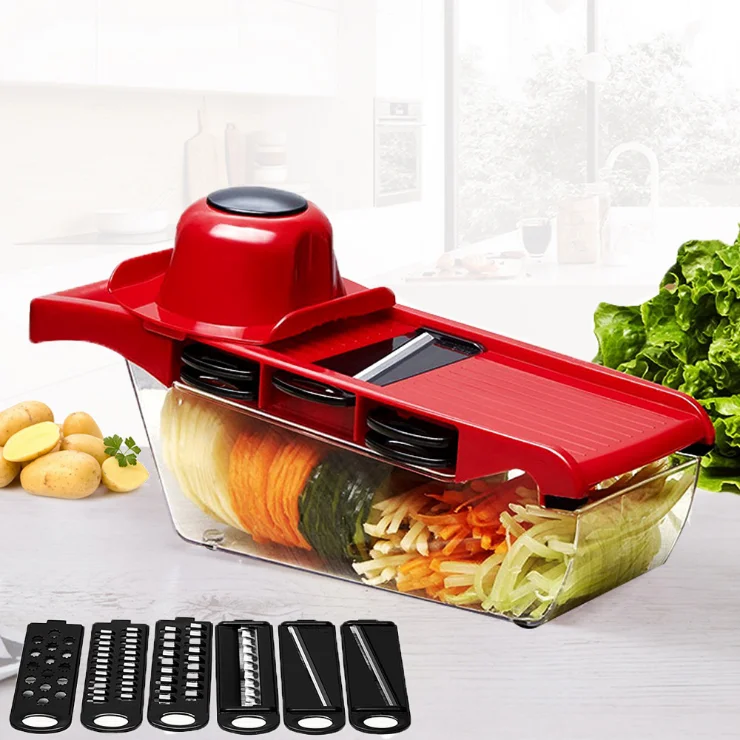 Amazon top seller kitchen gadgets stainless steel  multi-function manual fruit vegetable slicer/cutter vegetable chopper