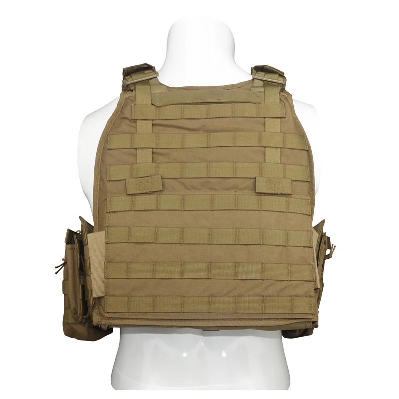

new arrival tactical vest american army camouflage vest nij army bulletproof vest, Tan