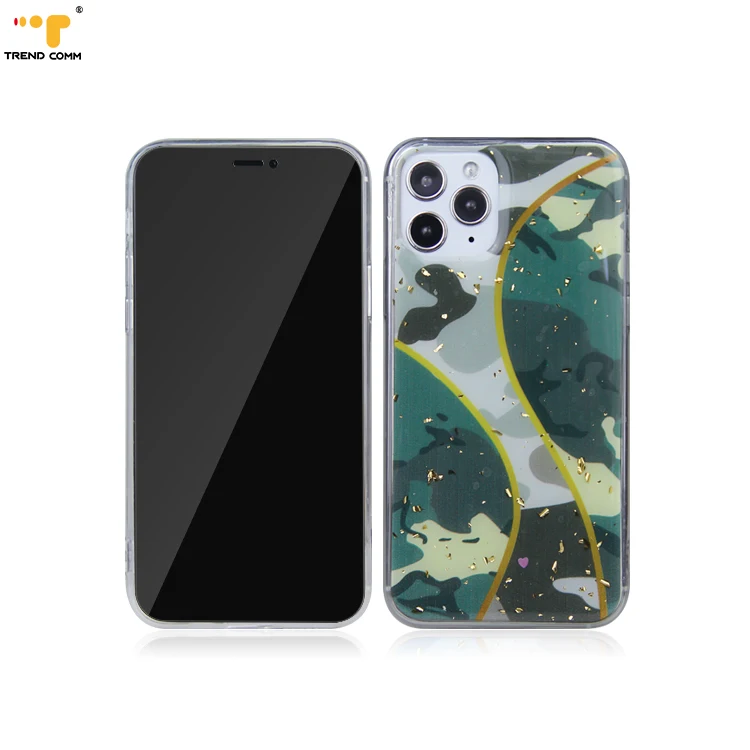 

Epoxy Resin UV Printing TPU Soft Cell Phone Back Cover Luxury Mobile Phone Case Woman For iPhone 11 Pro