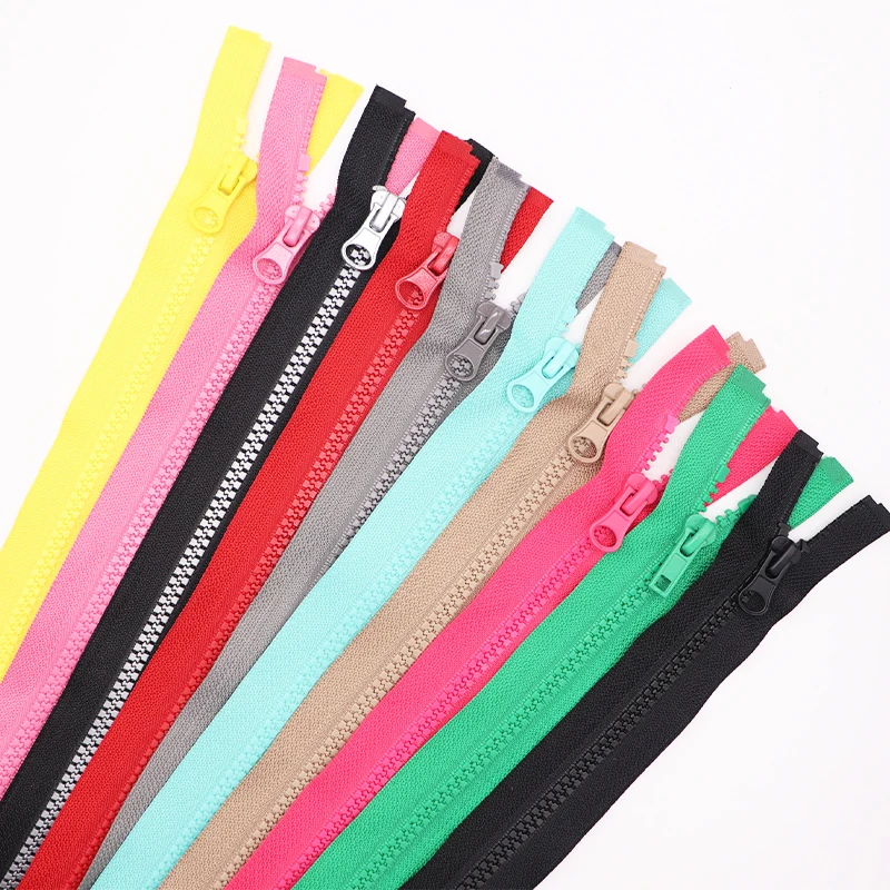 

bulk buying zipper #5 custom long zipper plastic open end jacket resin zipper, Customer's color