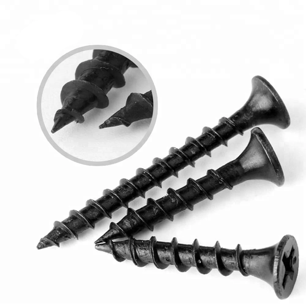 
C1022a Black gypsum screws drywall fasteners price 