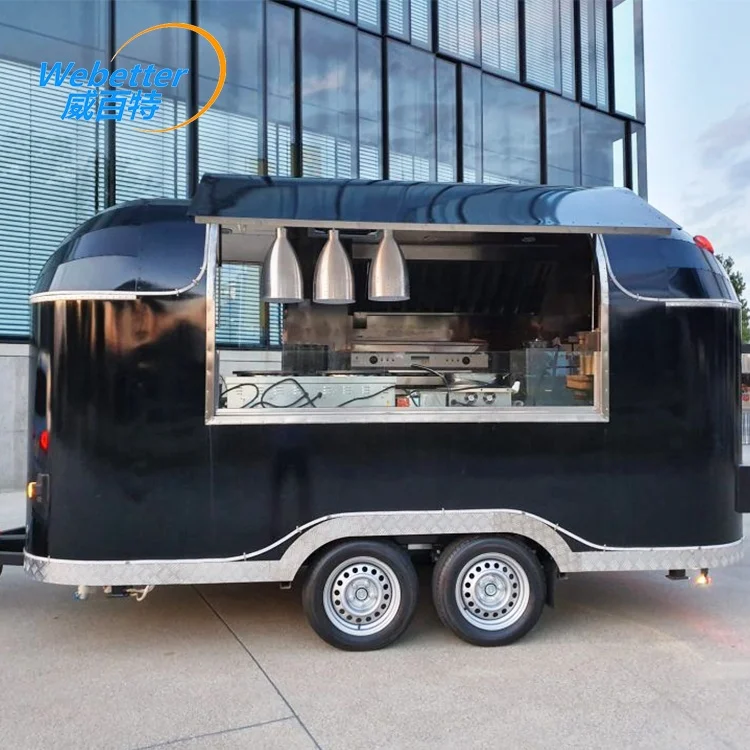 etter Custom Airstream Mobile Kitchen Fast Food Truck Trailers Fully