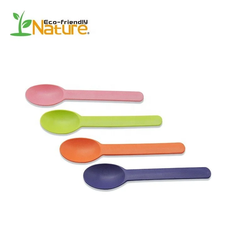 

Wholesale Disposable Biodegradable Cornstarch Ice Cream Spoon