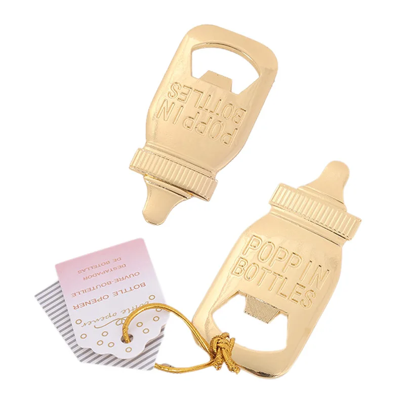 

Creative design baby feeder shape talking bottle opener