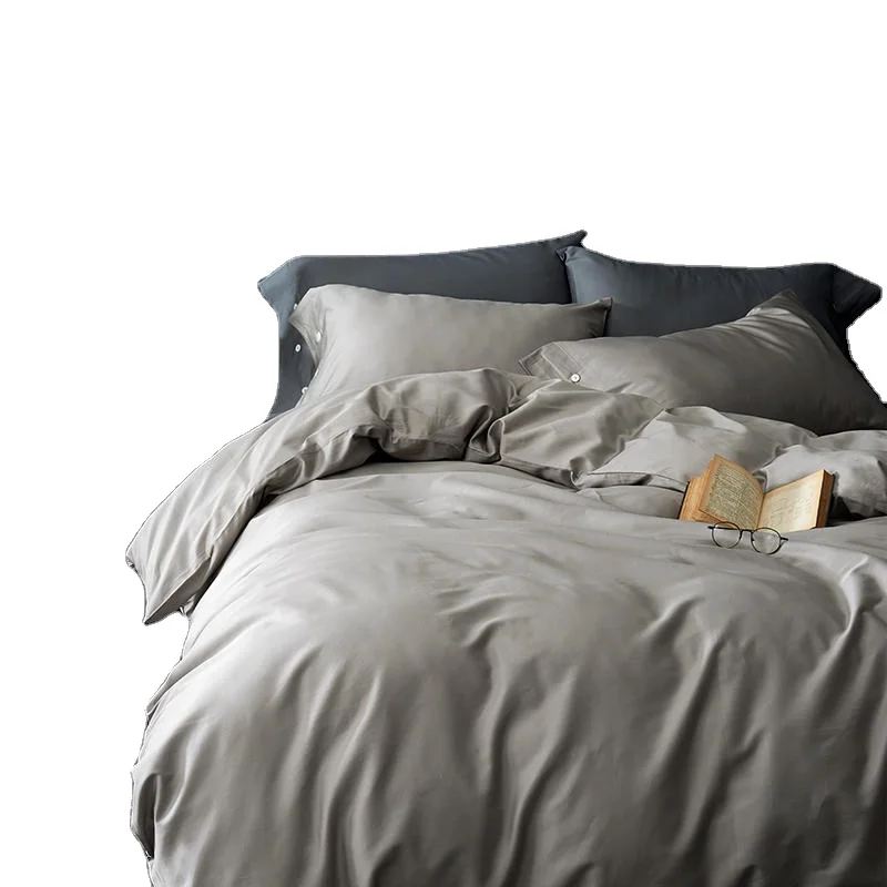 
high quality 300TC 60s solid color cotton percale home sateen bed sheet fabric rolls 