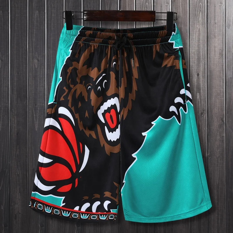 

Wholesale American Professional Basketball Pants Warriors Sports Training Streetball Casual Shorts Five-Point Pants, Custom color